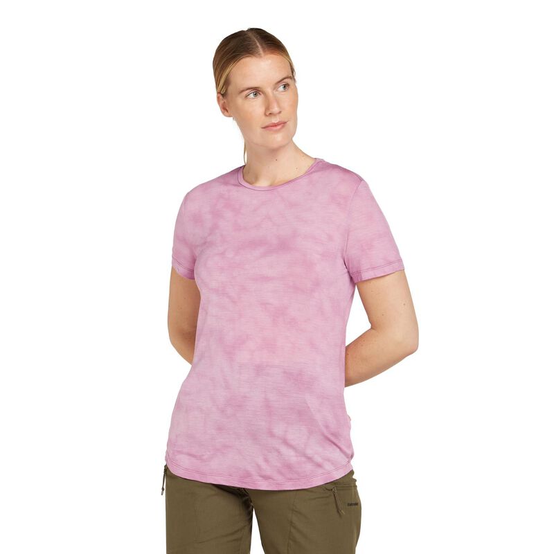 Icebreaker W Merino 125 Cool-Lite Sphere SS Tee Cloud Dye image number 0